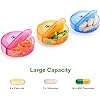 Weekly Pill Organizer 7 Day 2 Times a Day, Sukuos Large Daily Pill Cases for PillsVitaminFish OilSupplements Black Box