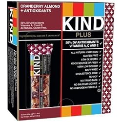 KIND Plus Cranberry Almond Granola Bar 1.4 oz. Packet