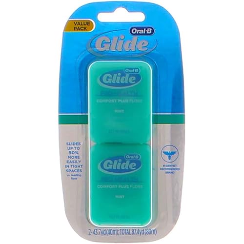 Glide Pro Health Comfort Plus Mint Flavor Floss, 87.4 Yard - 48 per case.4848