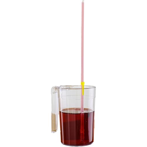 NRS Healthcare F17914 Pat Saunders One Way Drinking Straws 2 lengths - Pack of 2 Straws