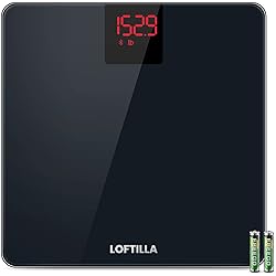 LOFTILLA Scale for Body Weight, Weight Scale, Digital Bathroom Scale, 396 lb Weighing Scale