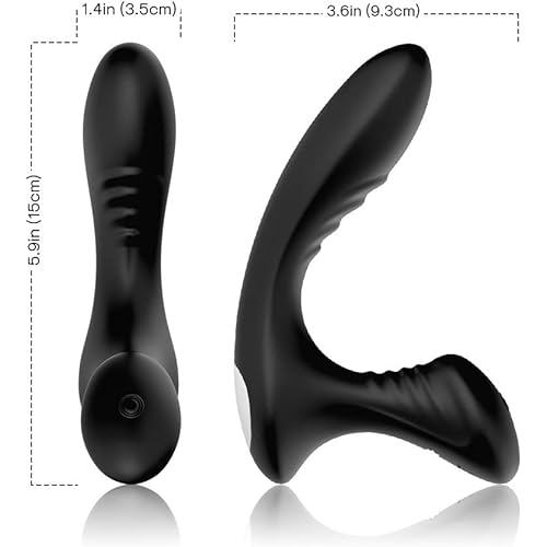 Anal Vibrator, STIRLOVE Prostate Massager 9 Speeds Male Prostate Massaging G spot Stimulator Rechargeable Adult Anal Sex Toys for Men Women and Couples