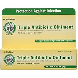 Dr. Sheffield's Triple Antibiotic Ointment .33 ounce tube 6 Pack