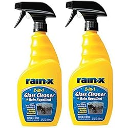 Rain-X 5071268 2-in-1 Glass Cleaner and Rain Repellant - 23 oz, 2- Pack