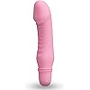 LeLuv Mushroom Tip Vibrator Smooth Silicone 10 Modes Pink