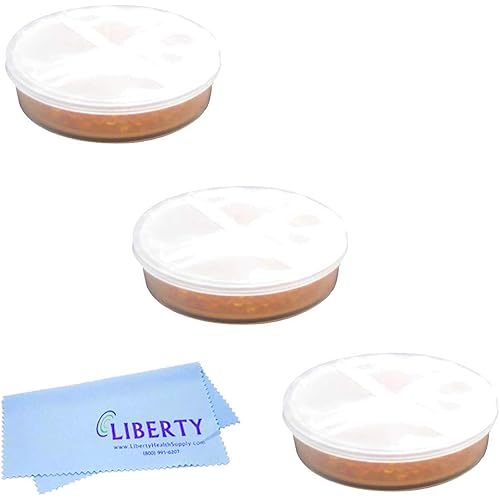 Stay Dri Hearing Aid Dehumidifier Refill Desiccant 3 Pack with Liberty Cleaning Cloth