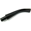 OLD FOX Bent Tapered Pipe Stem Replacement Black Ebonite Tobacco Pipe Mouthpiece Fit 9mm Carbon Filters DIY Pipe Accessories BE0011