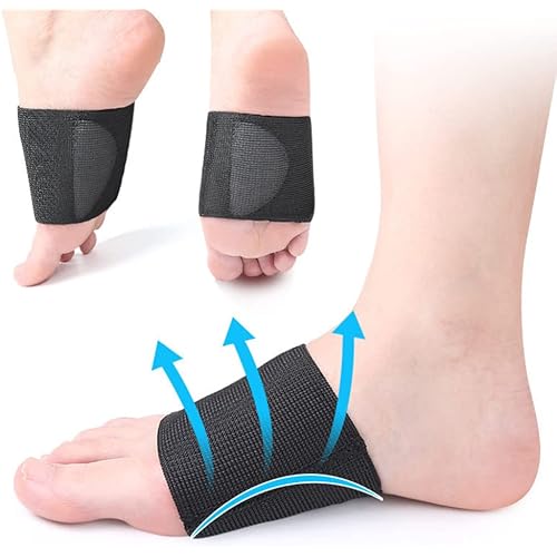 Cabilock Arch Support Brace Silicone Plantar Fasciitis Gel Strap Orthotic Support Wrap Heel Fatigue Insert for Men and Woman S
