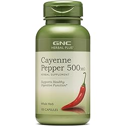 GNC Herbal Plus Cayenne Pepper 500mg