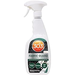 303 Marine Fabric Guard - Restores Water and Stain Repellency To Factory New Levels, Simple and Easy To Use, Manufacturer Recommended, Safe For All Fabrics, 32oz 30604CSR Packaging May Vary, White