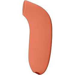 Dame Products AER Massager for Women Suction Soft Seal Angles Feeling Thrilling Comfortable Stress Relief - Papaya Color