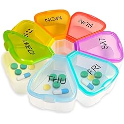 Weekbox Pill Organizer, Weekly Pill Organizer, Pill Box, Medicine Organizer, Pill Case, Pill Container, Pill Box 7 Day, Pill Holder, Travel Pill Case