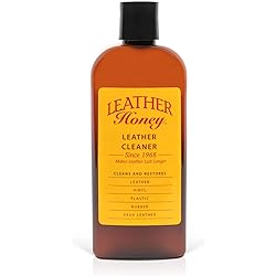 Leather Honey Leather Cleaner The Best Leather Cleaner for Vinyl and Leather Apparel, Furniture, Auto Interior, Shoes and Accessories. Does Not Require Dilution. Ready to Use, 8 Ounce Bottle