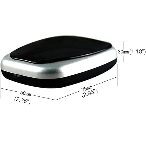 Hearing Aid Case Hard Storage Box with Battery Compartment for Custom Hearing Aids CIC ITE ITC