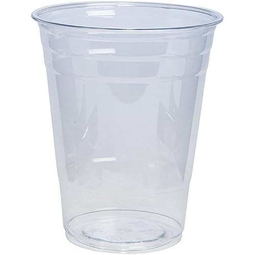 100 Pack - 16 oz.] Crystal Clear PET Plastic Cups