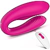 Remote Clitoral G-Spot Vibrator, Rechargeable Couples Vibrator, Clitoral Female Vibrator, Adult Sex Toy for Women Solo Play or Couples Fun, Vibrator with 9 Intense Vibrations