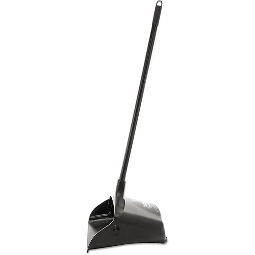 Rubbermaid Commercial Executive Series™ Lobby Pro® Dustpan with Long Handle, Black FG253100BLA