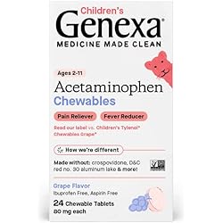 Genexa Children's Acetaminophen Pain and Fever Reducer 24 Count