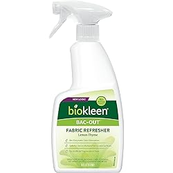 Biokleen Bac-Out Fresh, Fabric Refresher, Eco-Friendly, Plant-Based, No Artificial Fragrance, Colors or Preservatives, Lemon Thyme, 16 Ounce