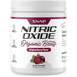 Beet Root Powder Organic - Nitric Oxide Beets by Snap Supplements - Supports Blood Pressure and Circulation Superfood, Muscle & Heart Health, 250g 30 Serving Mixed Berry