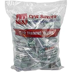 CPR Savers and First Aid Supply One-Way Disposable Training Valves for Micromask CPR Training 20