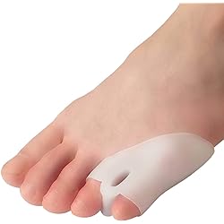 Chiroplax Tailor's Bunion Corrector Pads Bunionette Pain Relief Pinky Toe Separator Cushion Splint Protector Shield Spacer Cover Guard 4 Pads, Shims - Size Regular
