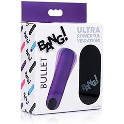 Bang Powerful Vibrating Bullet with Remote Control - Purple