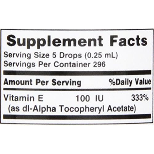 Nature’s Bounty Vitamin E Oil, Supports Immune & Antioxidant, 30,000IU Vitamin E, Topical or Oral, 2.5 Oz