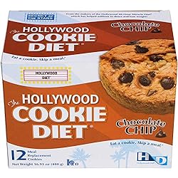 Hollywood Cookie Diet Chocolate Chip 2 Boxes
