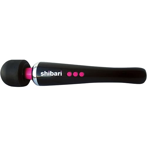 Shibari Hello Power Wand with 20x Pulsations, USB Rechargeable Curved Wireless Wand Massager