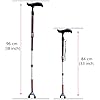VISIONU Adjustable Folding Walking Cane for The Blind, 84cm - 96cm Walking Stick ,Folds Down 4 Sections 4ZG-02BRM
