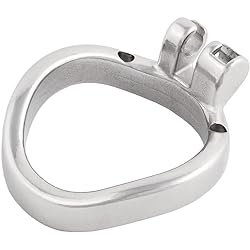 Jefisry Closed Base Ring Ergonomic Design for Men's Chasity Device Stainless Steel Virginity Lock cock cage JH145 45mm