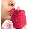 2022 Newly Dual Head Sex Tongue for Licking and Sucking, Rose Toy for Women Pleasure, Clitorals Stimulator, Electric Women Relaxing Toy, Woman Suction 10 Modes Stimulator chr3 01-Red