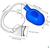 Urinals for Women Portable Leak-Proof Female urinals Ladies Urination Device 2000 ml Large Capacity Urine Cup for Old Women Urinary Incontinence Hospital beds Wheelchair Blue