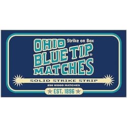 Diamond Ohio Blue Tip Strike on Box Matches, 1 Pack, 250 Count
