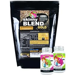Skinny Jane Quick Slim Weight Loss Kit, Best Tasting Protein Shakes for Women, 30 Day Supply Salted Caramel