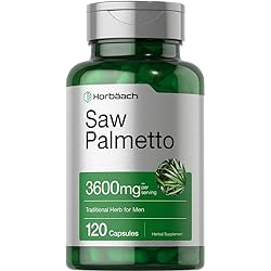 Saw Palmetto Extract | 120 Capsules | Gluten Free | from Saw Palmetto Berries | by Horbaach