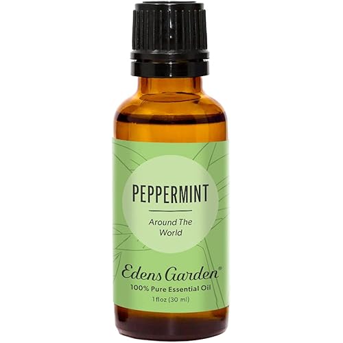 Edens Garden Peppermint "Around The World" Essential Oil, 100% Pure Therapeutic Grade Undiluted Natural Homeopathic Aromatherapy Scented Essential Oil Singles 30 ml