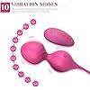 Tracy's Dog Bullet Vibrator Egg for G-Spot Clitoral Stimulation with Remote Control, Kegel Ball Weights Exercises Kits for Women Vibrating Eggs Love Balls with 10 Vibration Adult Sex Toys for Women