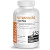 Vitamin B6 100 mg Premium Vitamin B6 Supplement – Promotes Protein Metabolism, Cardiovascular System and Immune Function - 250 Tablets