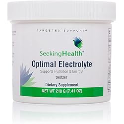 Optimal Electrolyte Seltzer Unflavored | Vegan Electrolyte Powder | Help Support Endurance and Energy Levels | 30 Servings | Seeking Health