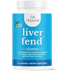nbpure Liver Fend Liver Detox and Cleanse Milk Thistle Supplement, 90 Count