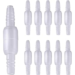 Oxygen Tubing Swivel Connector - 10 PCS Cannula Connectors, Avoid Tube Tangles Male to Male 10 Count