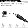 Charger Cable for Fairywill Sonic Electric Toothbrush FW917 SG508 FW508 FW507 FWP11 FWD1 FWD3 FWD7 FWD8 FWE11 FWT9 P11,Dnsly,Vekkia,Gloridea,Mornwell,Power Supply Electric Toothbrush Charging Cord
