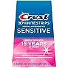 Crest 3D Whitestrips Sensitive At-home Teeth Whitening Kit, 18 Treatments, Gently Removes 15 Years of Stains