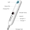 Rechargeable Acupuncture Pen Body Meridians Massager Portable Shocking Pulse Pen with Electrode Sticker Health Care Tools