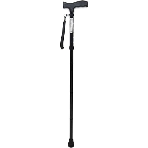 Pepe - Folding Cane, Folding Canes for Men Adjustable, Walking Cane for Women, Foldable Canes for Seniors, Lightweight Walking Canes for Women, Aluminium Cane for Walking with Strap
