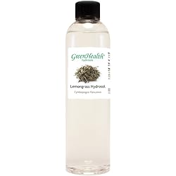 Lemongrass Hydrosol Floral Water - 8 fl oz Plastic Bottle wCap - 100% pure