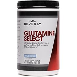 Beverly International Glutamine Select, 60 Servings. Clinically dosed glutamine and BCAA Formula for Lean Muscle and Recovery. Sugar-Free
