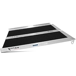 Titan Ramps Portable Wheelchair Ramp 3 ft x 30 in 500 lb Max Easy to Transport
